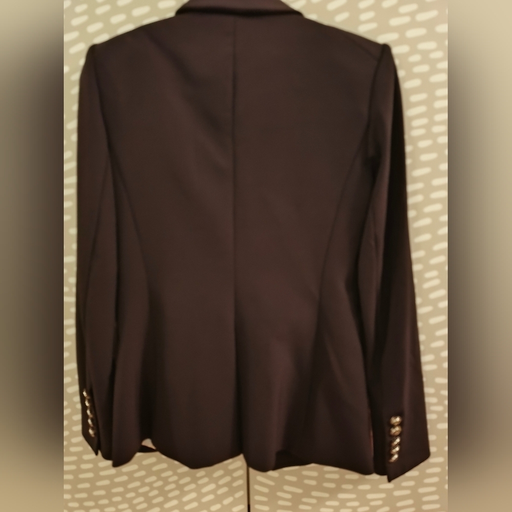 Veronica Beard x NFL Dickey Black Jacket No Emblem US Size 8 No Hoodie - Picture 5 of 5